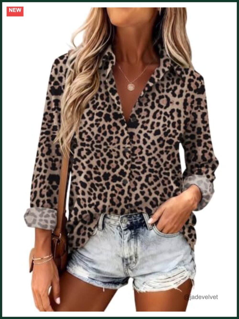 Womens Long Sleeve Button Down Blouse Dressy Casual Collared Shirt 92% Polyester